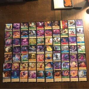 70 Lorcana cards bulk LOT 7